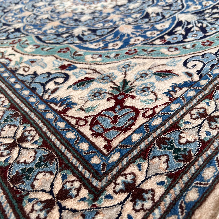 ナイン産・6Laグレードのペルシャ絨毯 size:95×87│大阪・豊中市